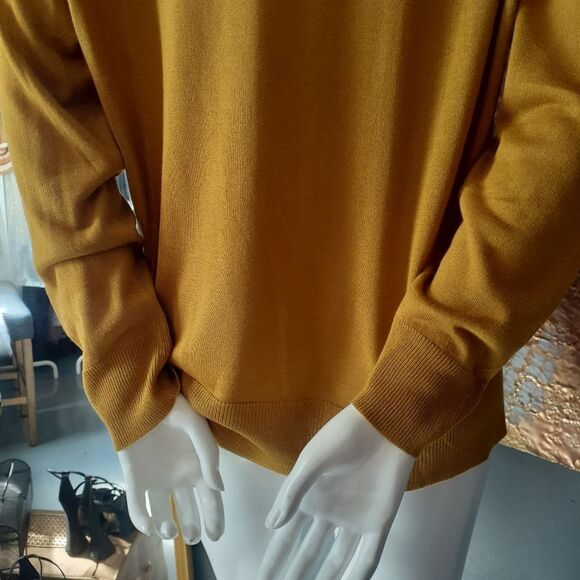 Zara Mustard Yellow Women's Sweater - Picture 4 of 11